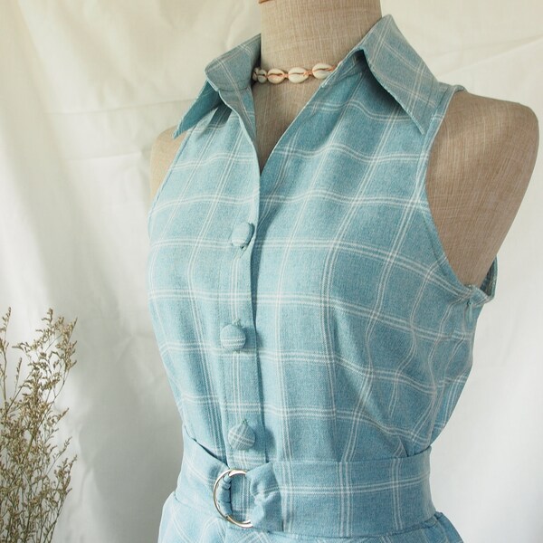 Retro Shirt Dress Etsy