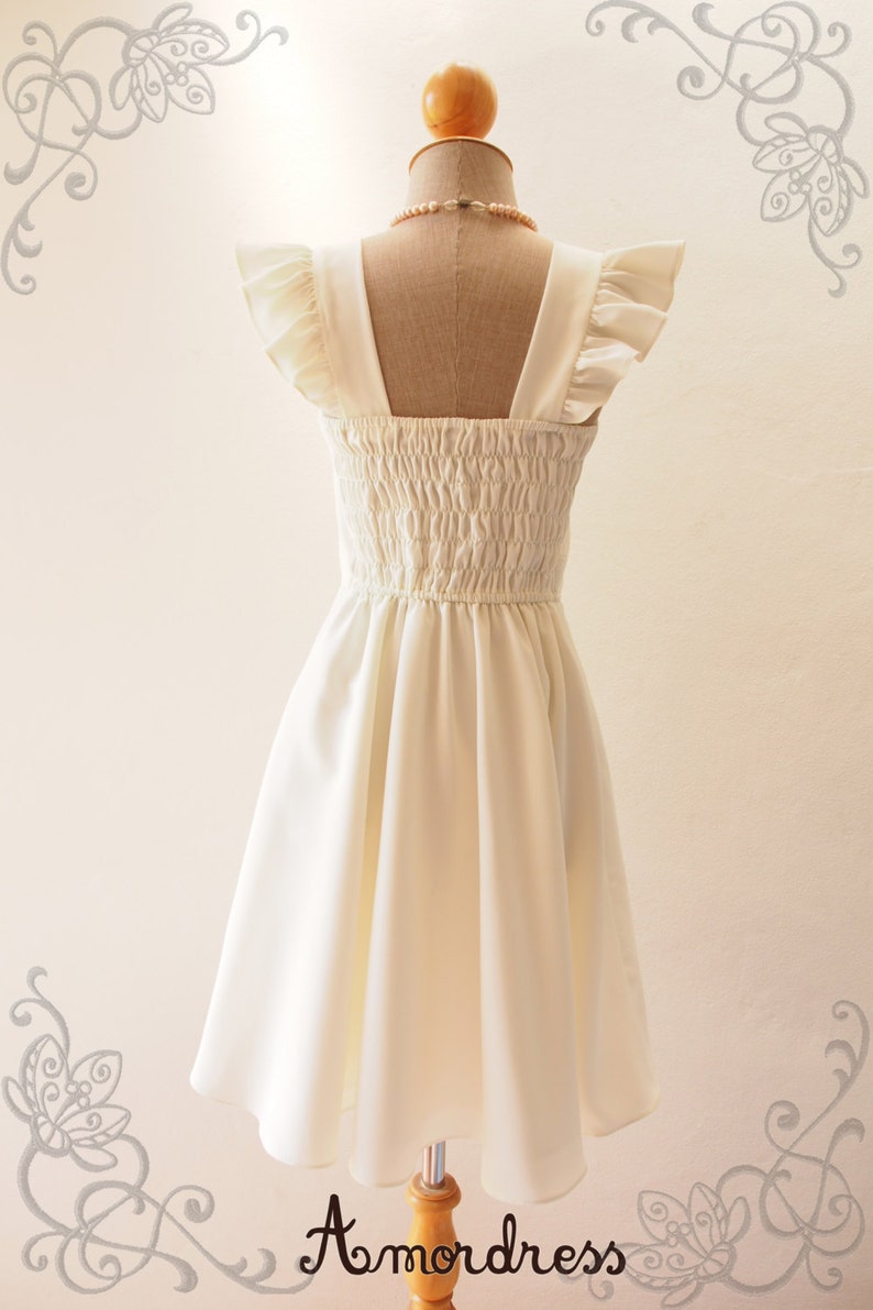 White Dress Vintage Style Bridal Dress Wedding Dress White - Etsy