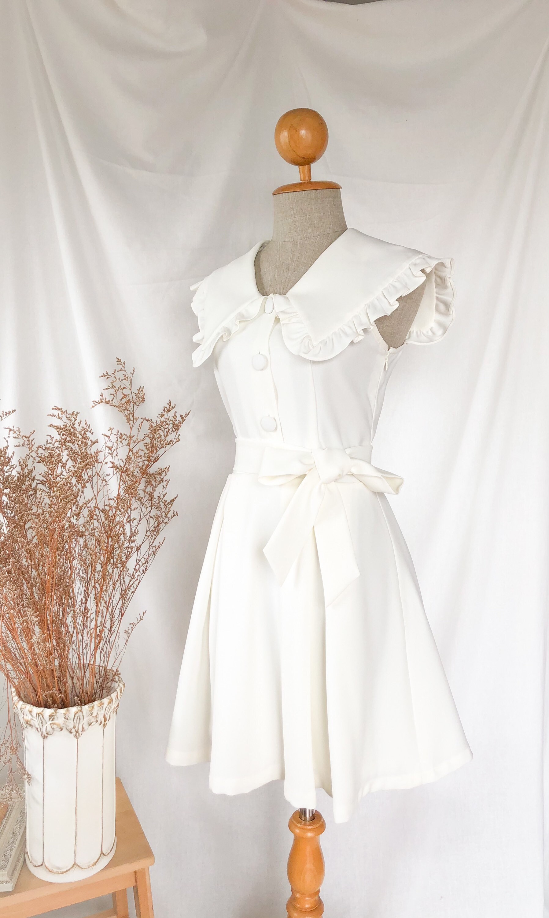 韓国★BAU by Bride And You★DANNA Shirt detailed long dress Plan your wedding with bride and you
