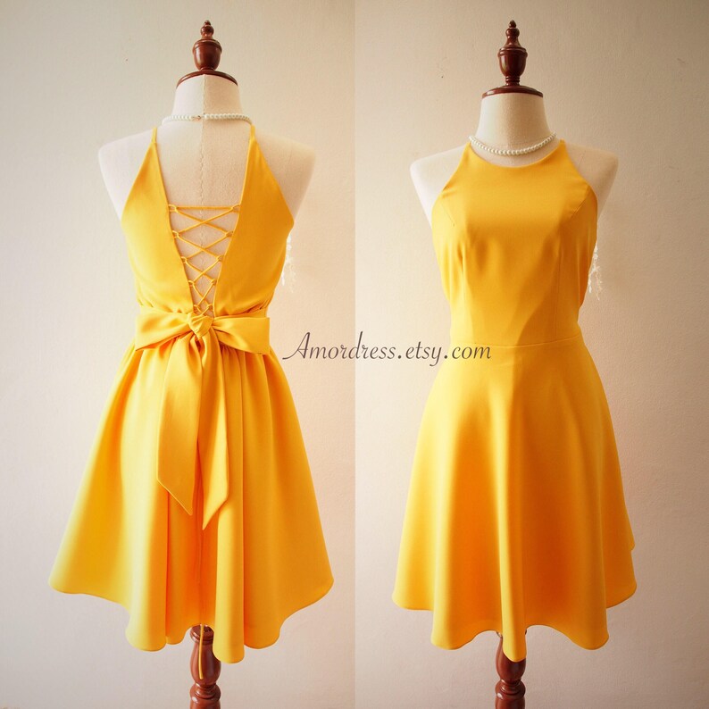 mustard sundress
