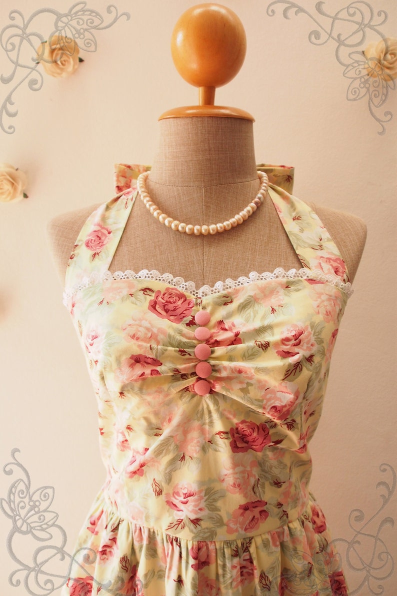 pastel yellow sundress