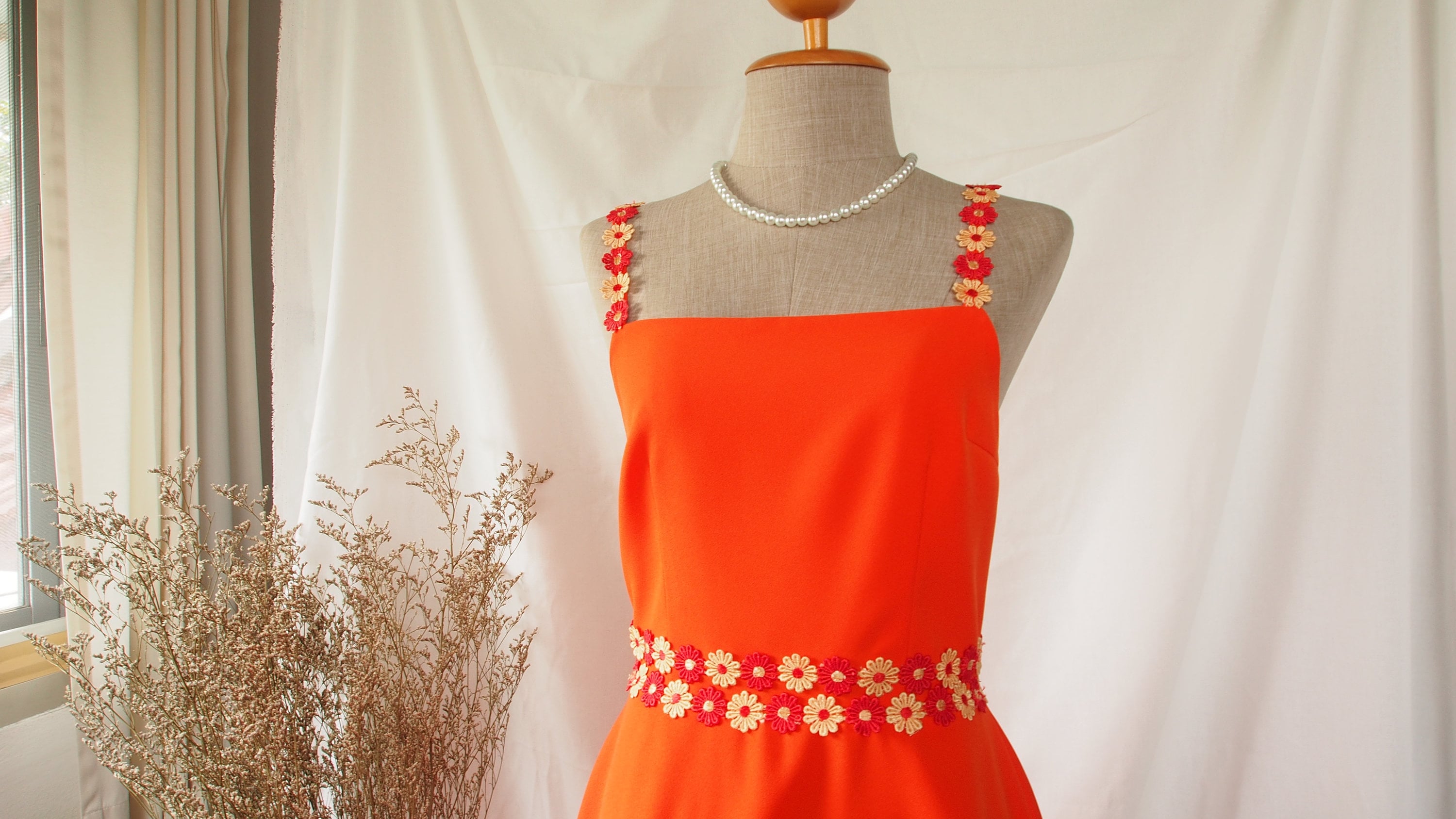 orange tangerine dress