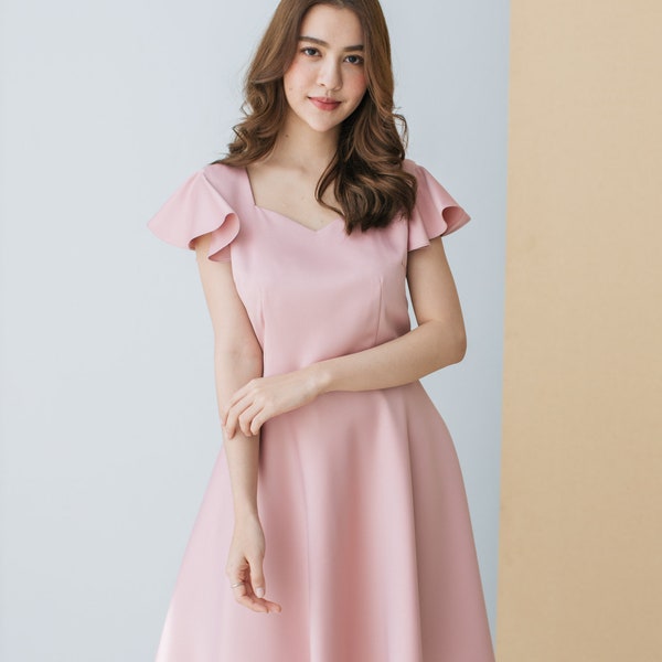 Blush Pink Dress - Etsy