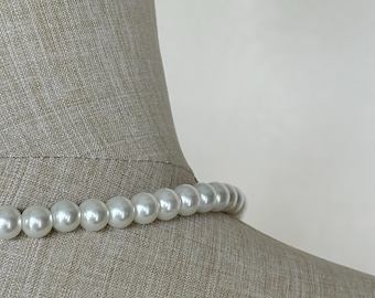 Natural Color Pearl Necklace Short Pearl Necklace