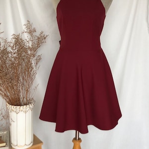 Maroon sun dress discount