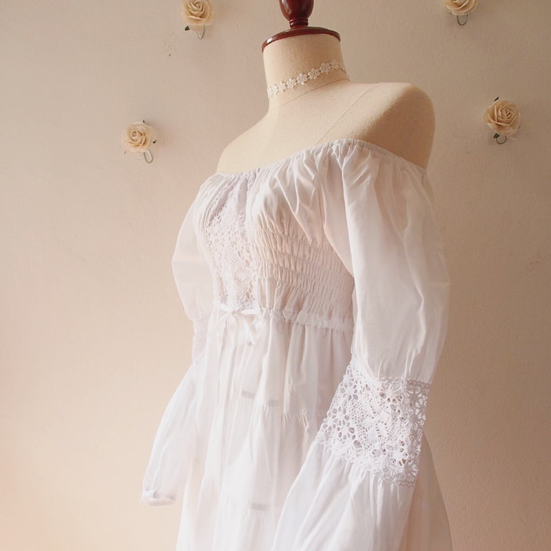 Bohemia Simplicity 2ways Dress White