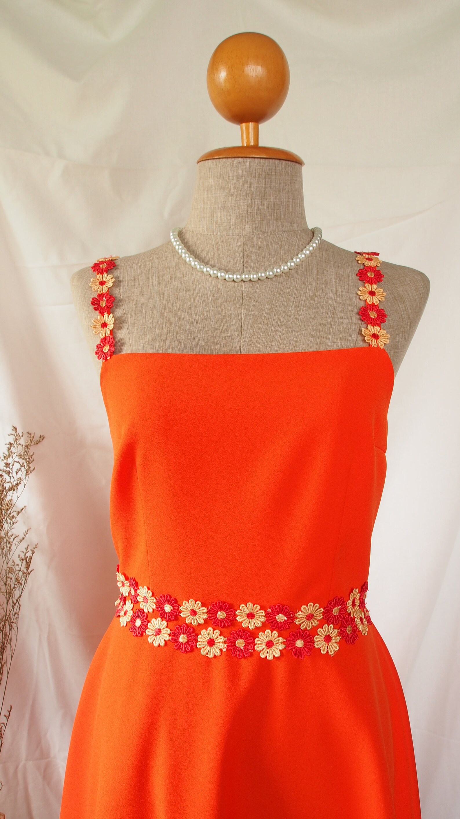 orange tangerine dress