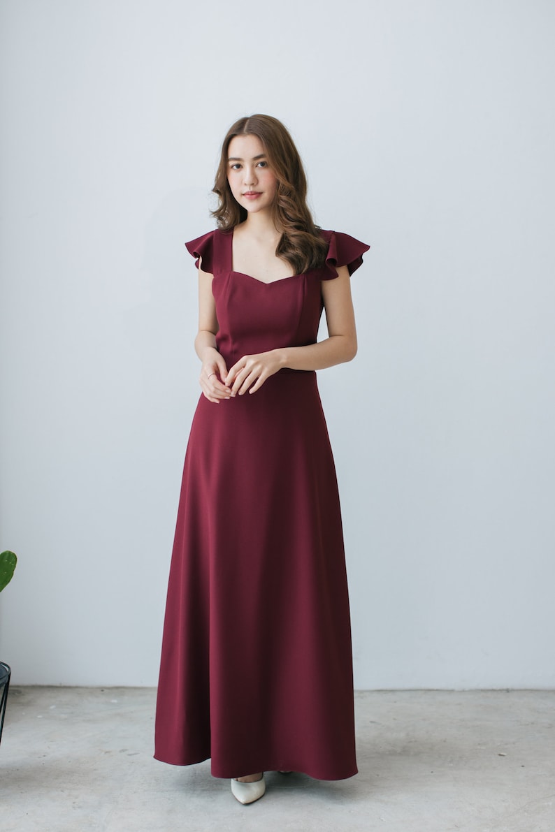 Blood Red Evening Dresses