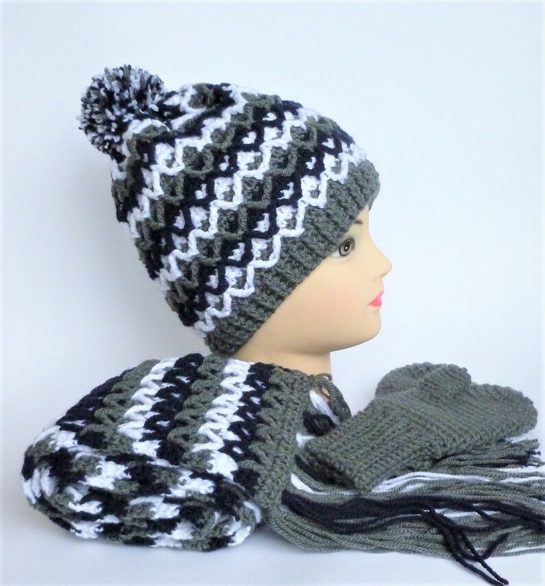 Crochet Aran Baby Beanie Hat Pattern Instant Download Crochet Etsy