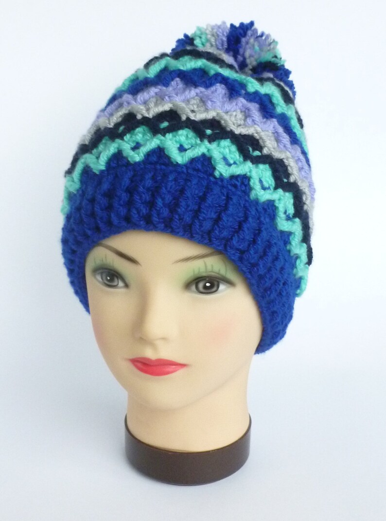 Crochet Aran Baby Beanie Hat Pattern Instant Download Crochet Etsy