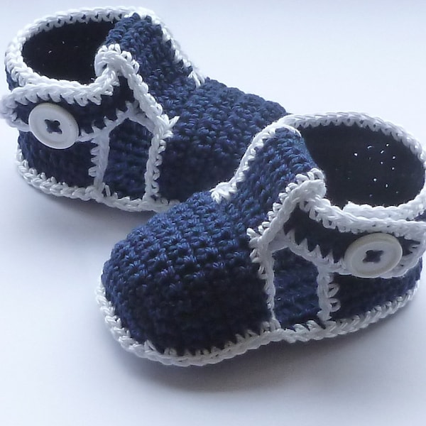 Crocheted Baby Boys Shoes Sandals PDF Instant Download Crochet Pattern Baby Boy Sandals