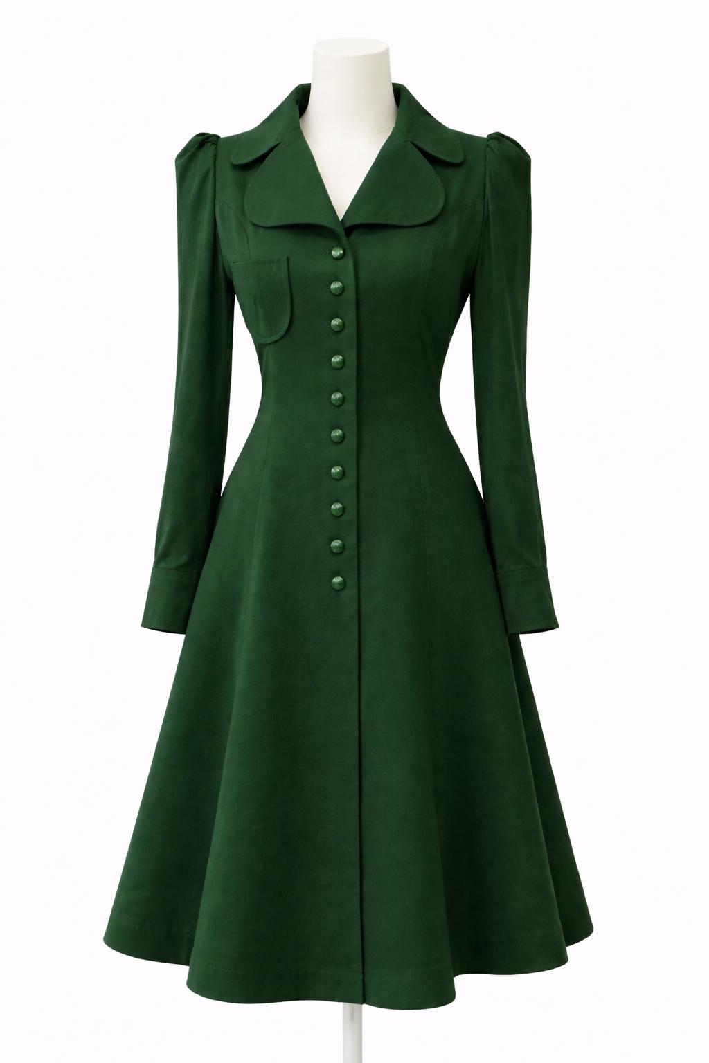 green 40s dress Two Piece Lace Applique Dark Green Homecoming Dresses Beaded Hoco Dress –  SheerGirl main image 0
