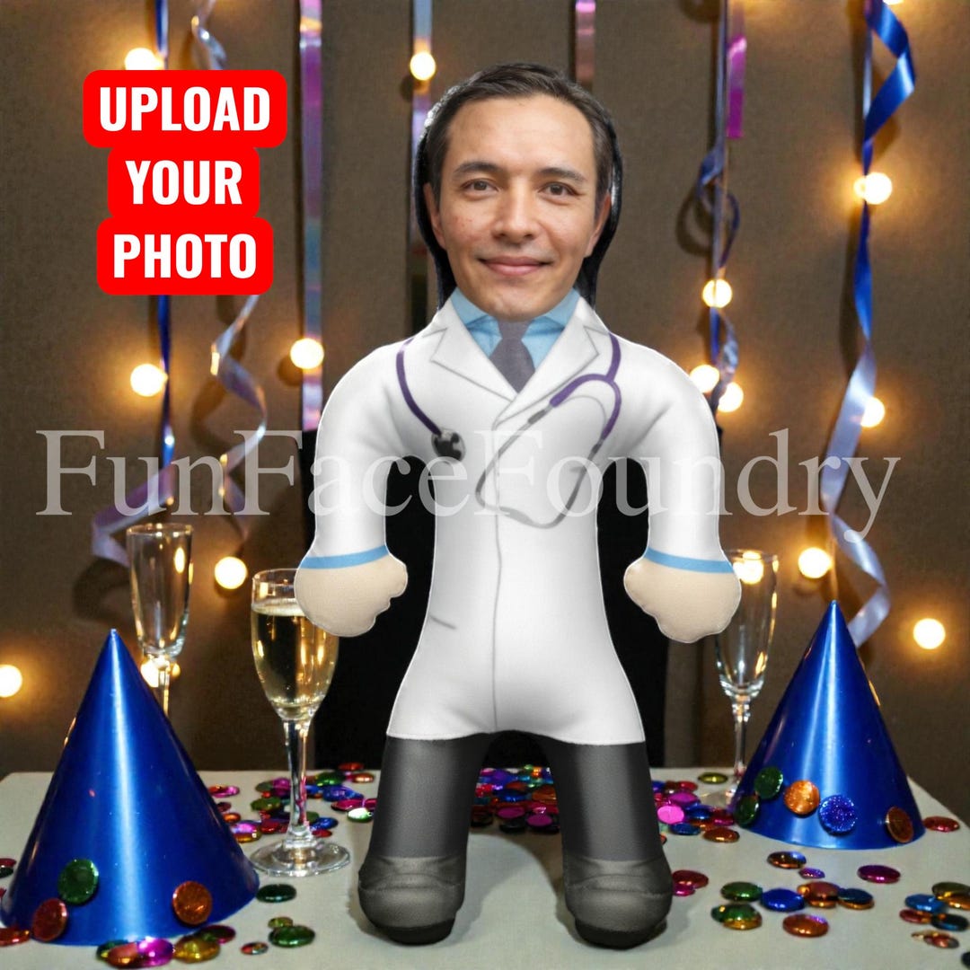 Custom Doctor Inflatable Doll – Personalized Face PVC Party Prop - Etsy ...