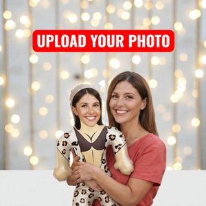 Custom Face Pool Inflatable Figure • Funny Swimsuit Party Decor • Personalized PVC Balloon Prop