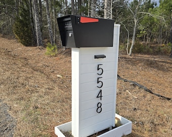 Easy DIY Wooden Mailbox Stand - Instant Printable PDF Download