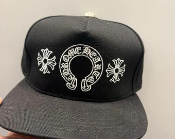 Embroidered Cross Snapback Cap | Black Street Style Hat | Designer Inspired Trucker | Unisex casual wear