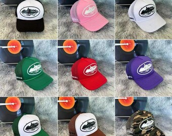Gorra de camionero vintage | Gorra de béisbol informal de malla | Accesorio de moda urbana | Unisex
