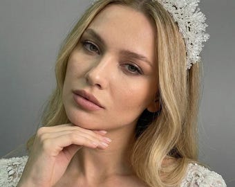 Luxury Zircon Bridal Crown | Silver Crystal Wedding Tiara | Statement Princess Headpiece | Elegant Rhinestone Hair Accessory for Brides