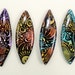 StudioStJames Handcrafted Clay-Resin Cabochon-Tapestry Jewels-Purple Blue Green Copper-Embroidery Supplies PA 101931,101934,101936,101937