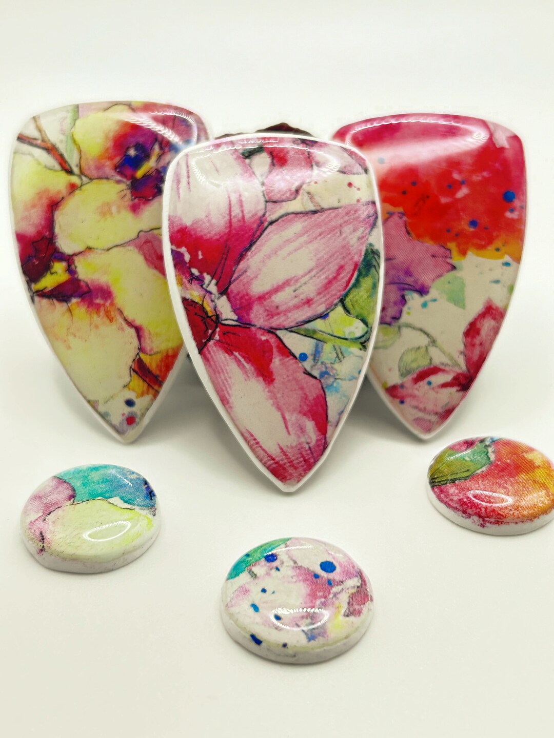 Studiostjames 55x30mm Manderley Cabochon Setpolymer Clayspring Time