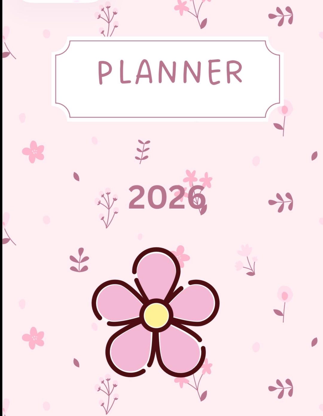 2026 Wochenplaner für das Jahr Organisation - Etsy.de