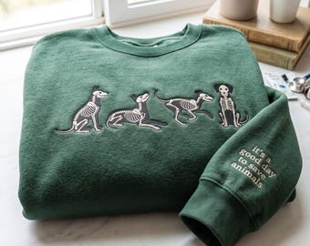 Embroidered X-ray Vet Tech Sweatshirt, Animal Hospital ER Shirt