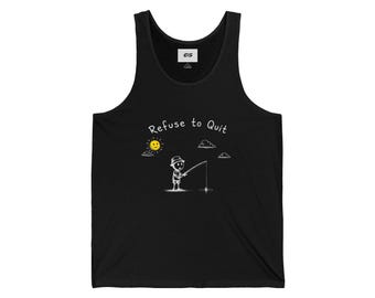 Tank Top Cotton - Dave Fishing - Dont Suck at Fishing - Fun Fishing Tank - Gift for Anglers - Dave Sally Stuff - D-s-fs-s