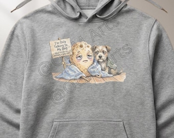 Introvert Dog Mom Hoodie: Funny Social Battery Sweatshirt, Cozy Pet Lover Apparel