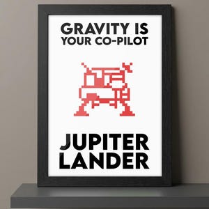 Atterrisseur de Jupiter C64 Poster