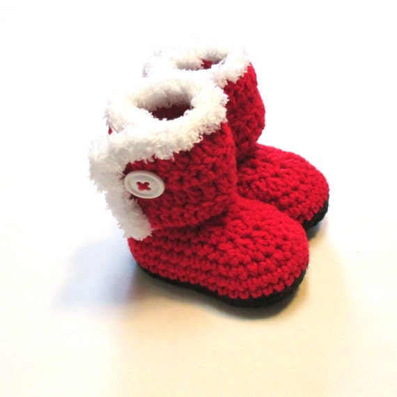 baby santa booties