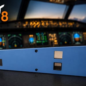 Airbus A320 Warning / Glareshield / Autoland Status Panel in RAL Farbton & lasergraviert für dein Homecockpit passend z.B. für SimGuy a320