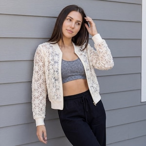 Sheer Bomber Jacket - Etsy