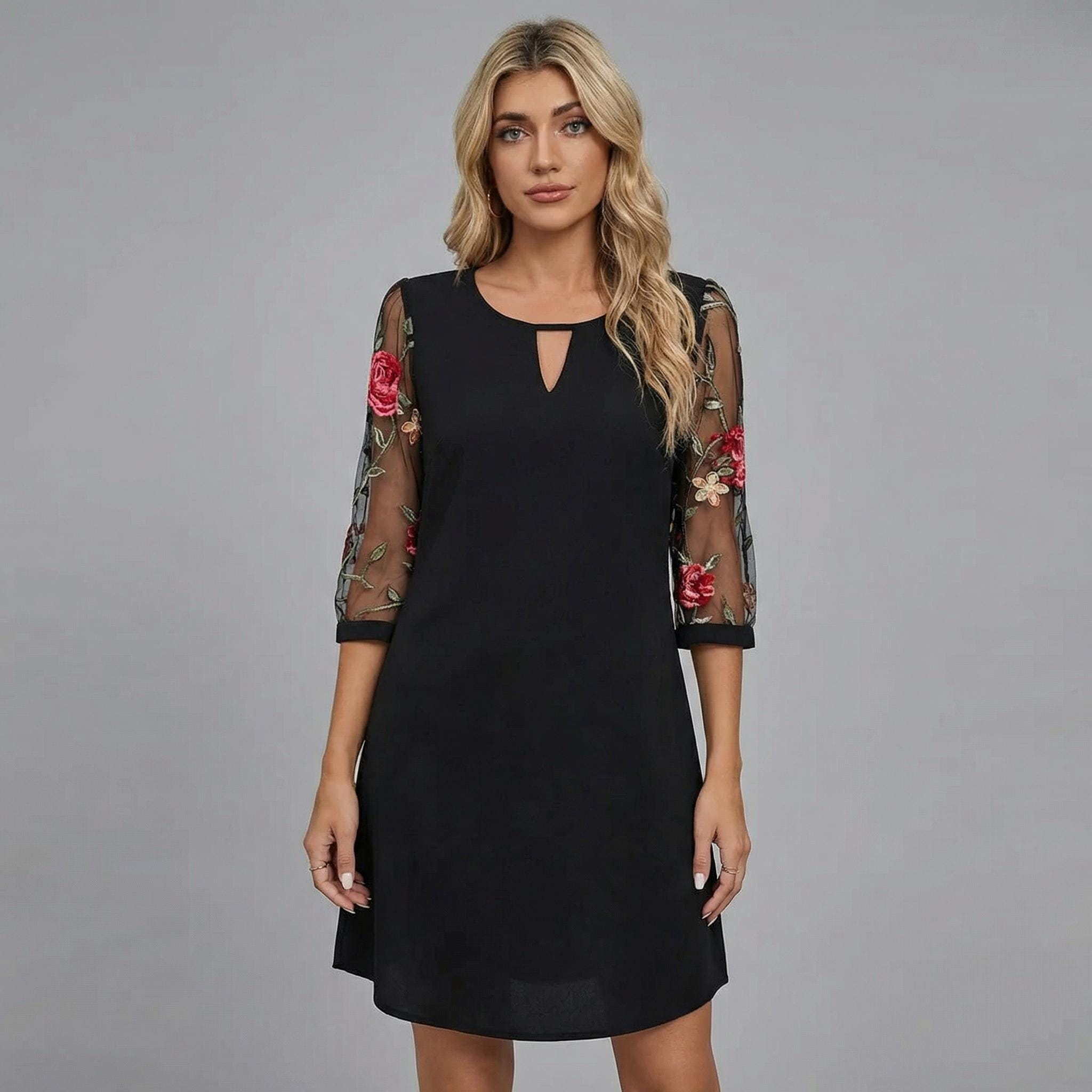 Short Black Cocktail Dress - Etsy