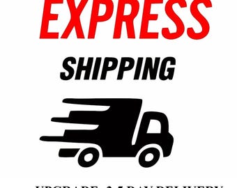 Express Shipping Upgrade: 3-5 Day Delivery