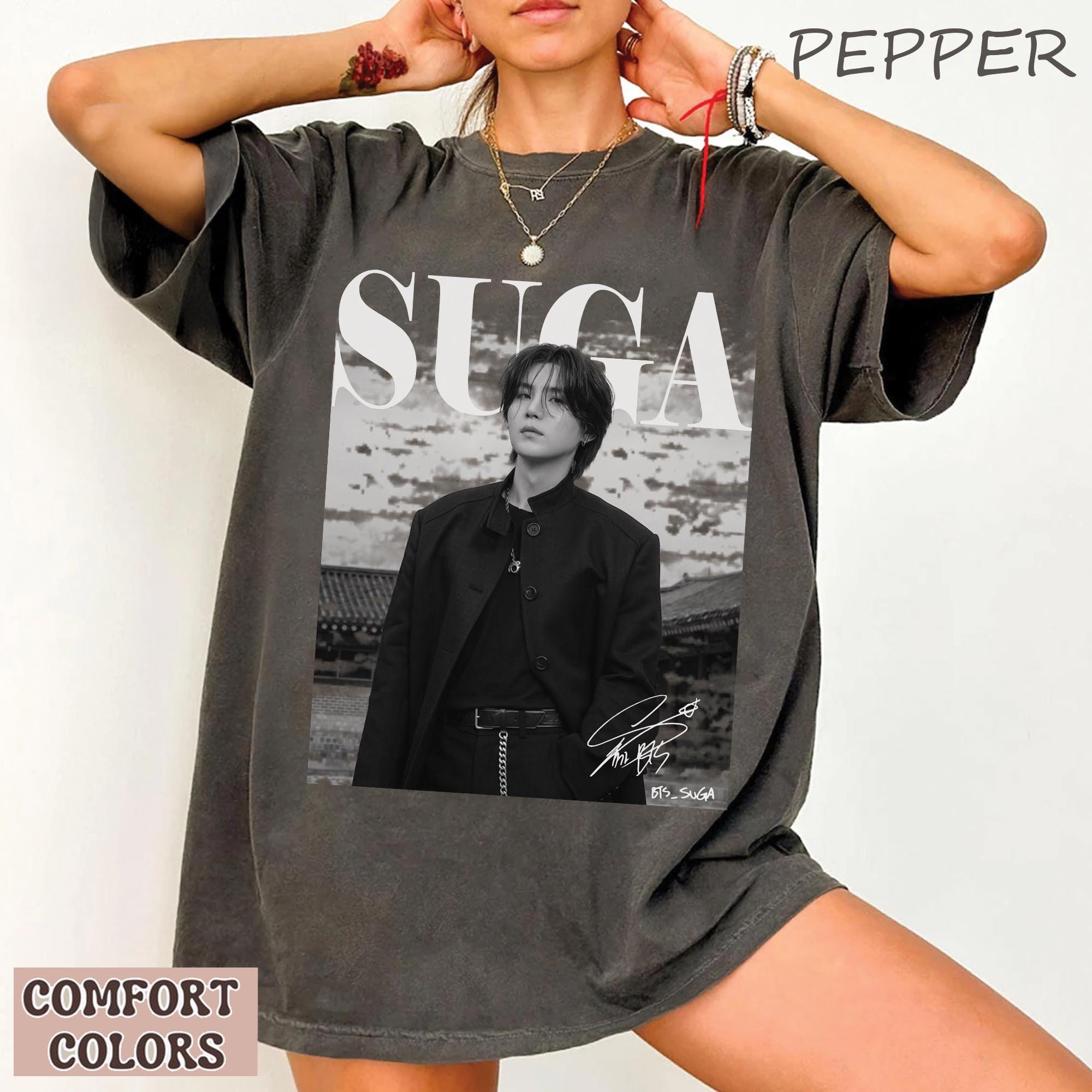 Suga T Shirt - Etsy Canada