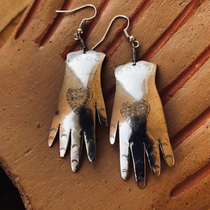 Frida Forever Sacred Hand Earrings