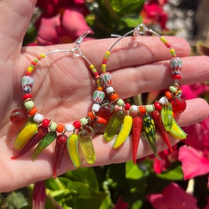 Frida’s Amulato de Pimienta Hoop Earrings