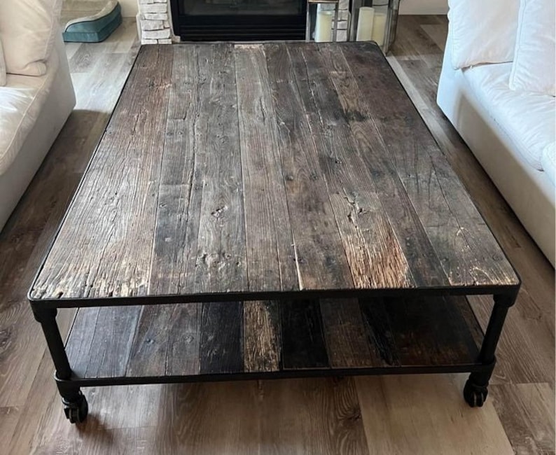 RH Dutch Industrial Coffee Table Exlarge Version 67 Etsy