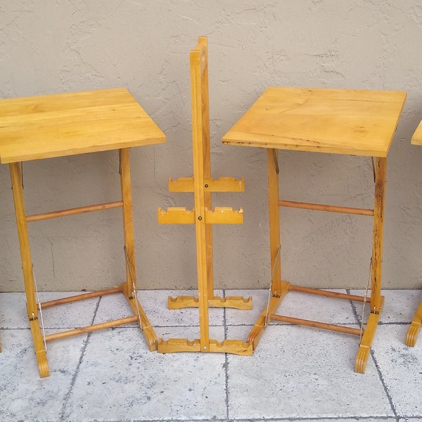 Snack Table Set Etsy