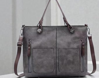 Vintage Style PU Leather Crossbody Bag | Retro Shoulder Purse, Everyday Handbag