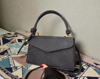 Minimalist Flap Crossbody Bag | Chic Small Square Handbag