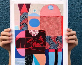 Archival Print, abstract painting