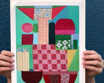 Archival print, abstract painting