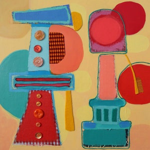 Original abstract painting, Color Stories ~ September