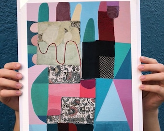 Archival print, abstract painting