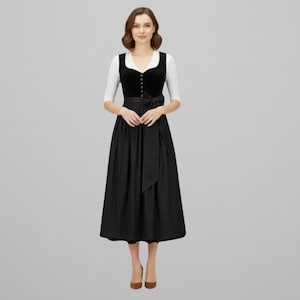 german corset dress German Rose Corset Dress