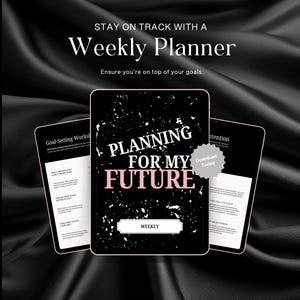Weekplanner: Plannen voor mijn toekomst, 136 pagina's tellend werkblad voor het stellen van doelen