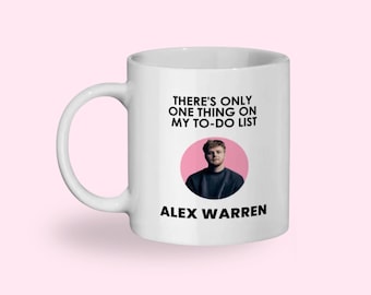 Alex Warren Mug | Funny Celebrity Crush Gift | Alex Warren Fan Gift | Gift For Her | Content Creator Gift | Funny Coffee Mug | Pop Culture