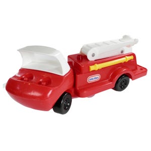 Vintage 80er Jahre Little Tikes Spielzeug 14&quot; Feuerwehrauto Rot USA Toddle Tots 90s 0671