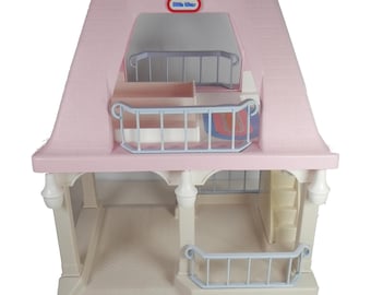 Vtg 1990s Little Tikes Place Grandparents Cottage Dollhouse Grandma  Grandpa